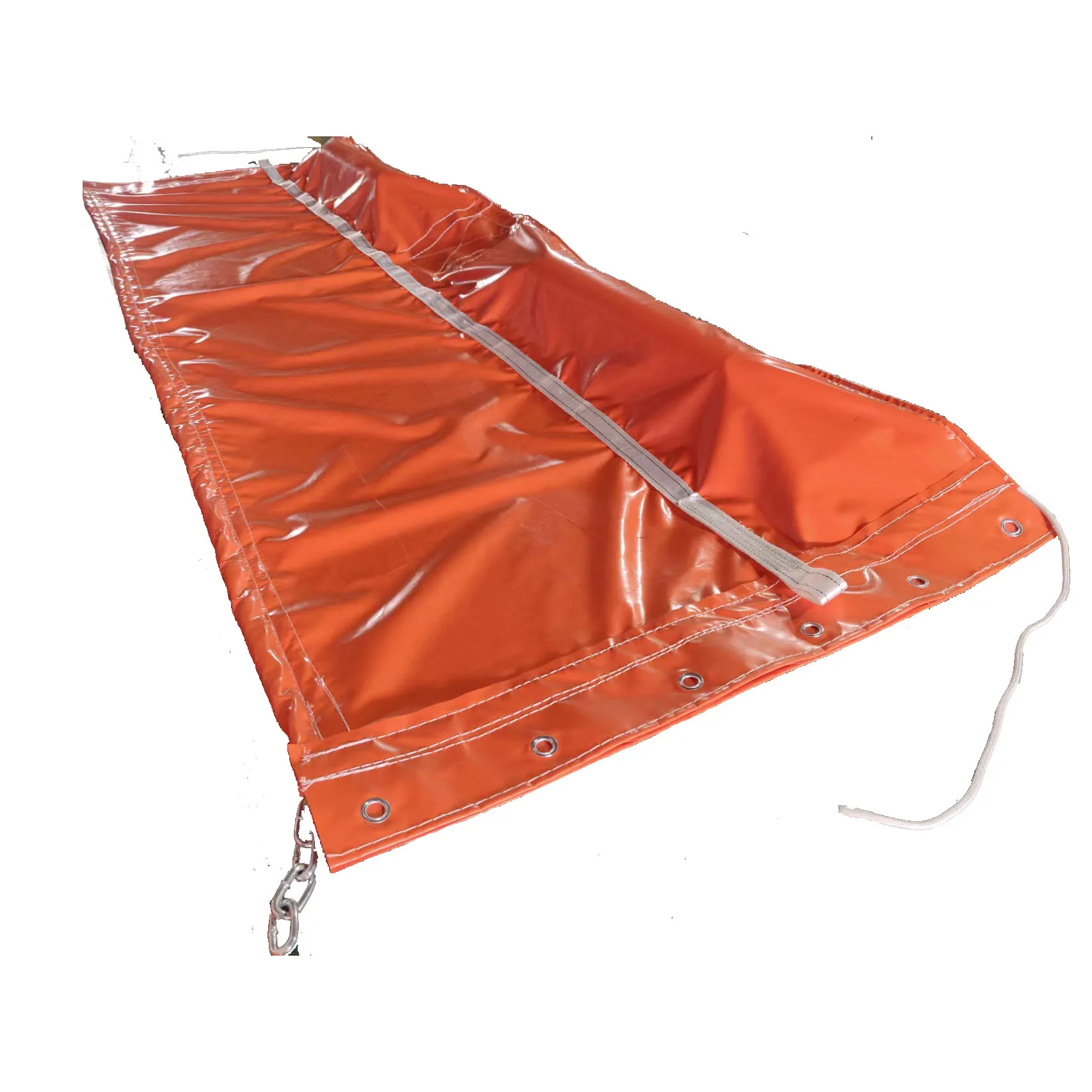 Heavy duty ASTM connector floating turbidity curtains and silt curtains