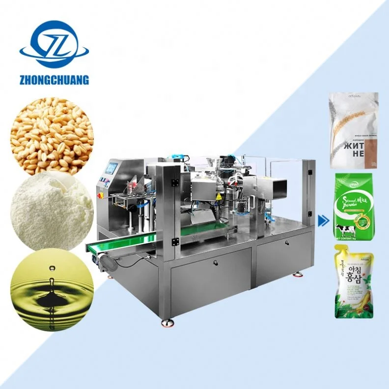 Meatball Auto Bag Wheat Flour Date Packing Seeds Bagging Packaging Machine For Weighing Grains