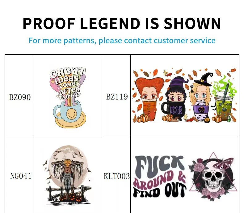 High quality custom uv dtf transfers for cups wrap uv dtf cup decals transfers christmas uv dtf cup wrap transfers