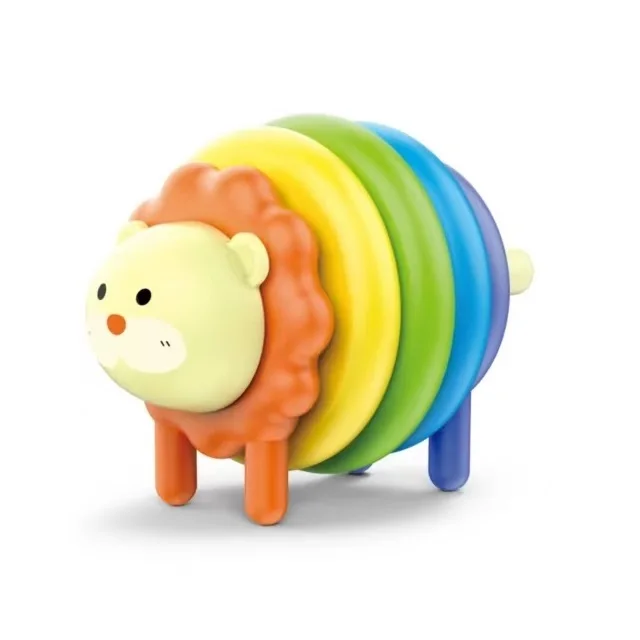 2022 early education assemble animal learning stacking rings plastic spielzeug other educational toys for baby