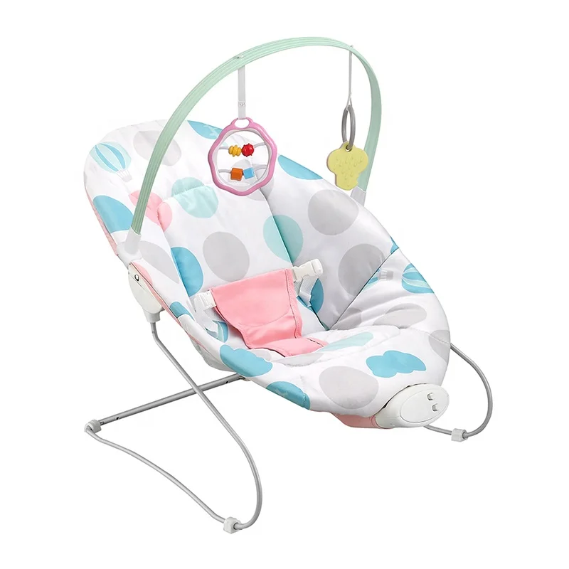 Adjustable Baby Vibrating Chair Outdoor Baby Rocking Bouncer With Sleepy Music