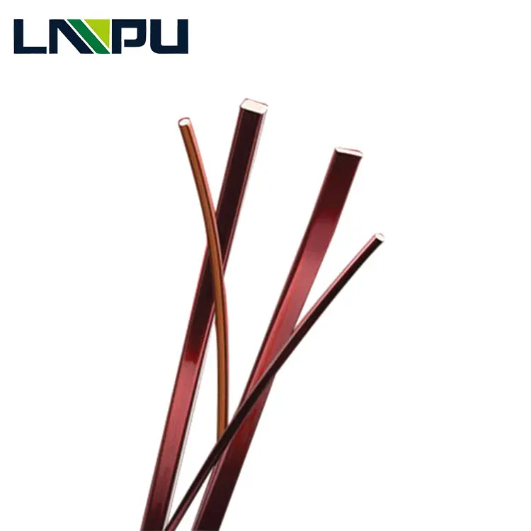 Winding Motor Enameled Aluminum Magnet Wire Rectangular Enameled Wire Manufacturer Enamel Aluminum Wires