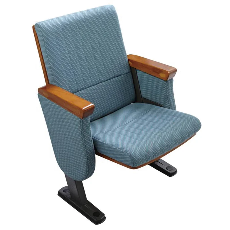 Small Back Wooden Church Chairs Amphitheater Seats For Sale