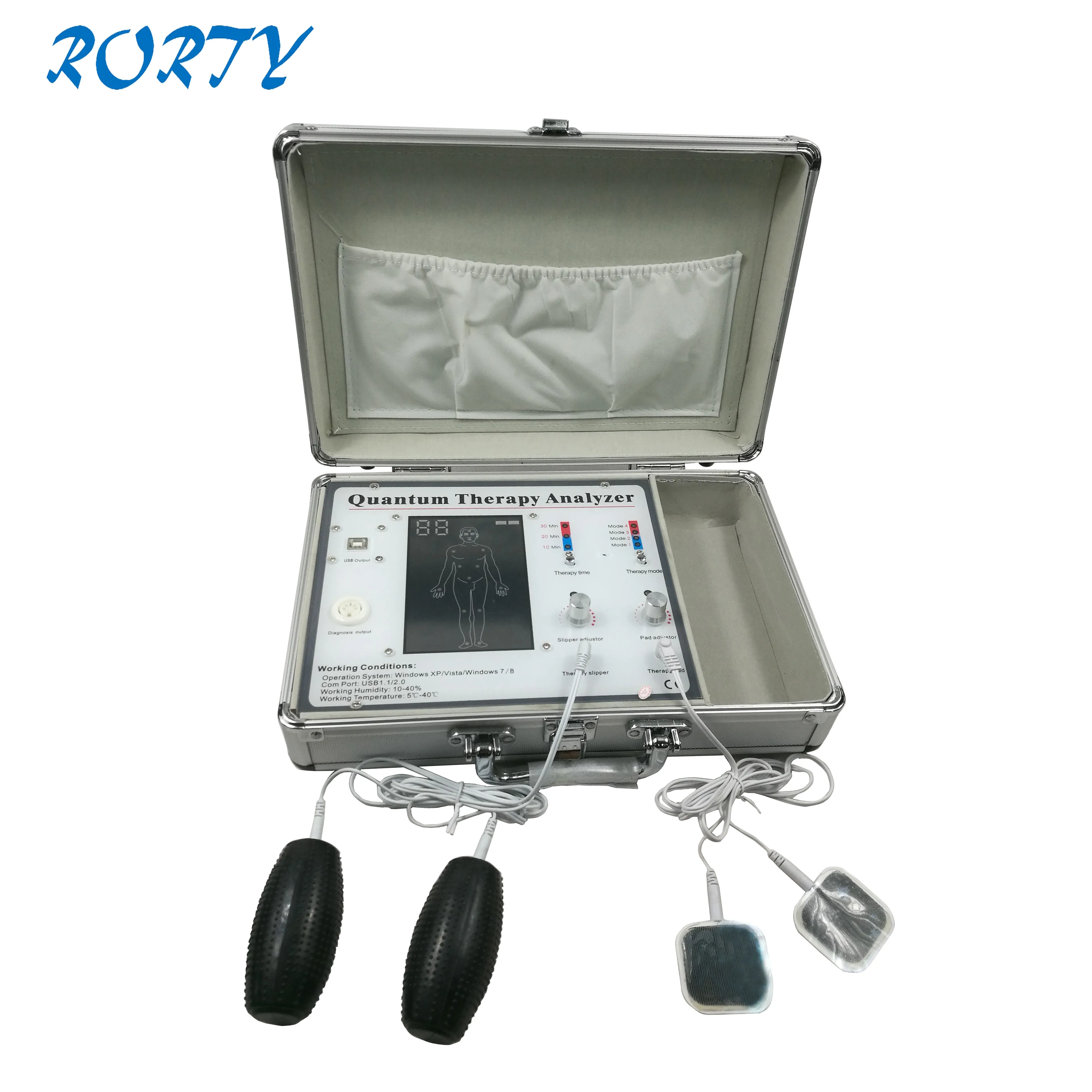 Quantum resonance magnetic body analyzer health therapy testing