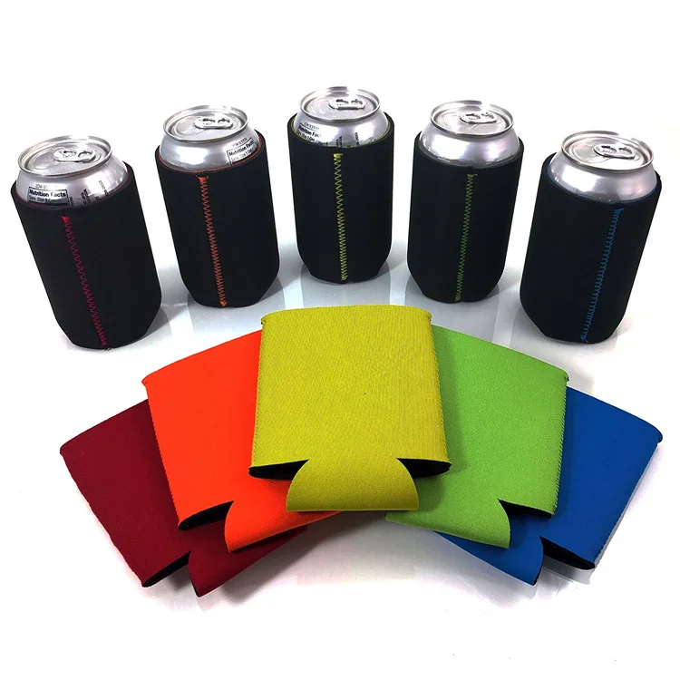 Customized Cold Insulation Leather Cover for Beer Can  Beverage Bottles Diving Material Cooler Bags Manufactured by Experts