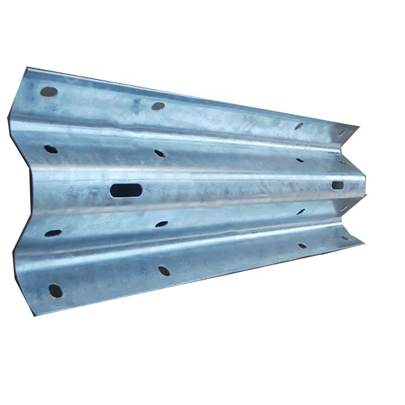 W Beam Guardrail  Hot-dip Galvanized Customized Surface  Highway Guardrails Factory Customized Guardrails