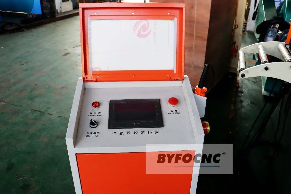 BYFO J23 80T High Speed Series C Type High Performance Power Press Feeder For Aluminum Iron Steel Punching line