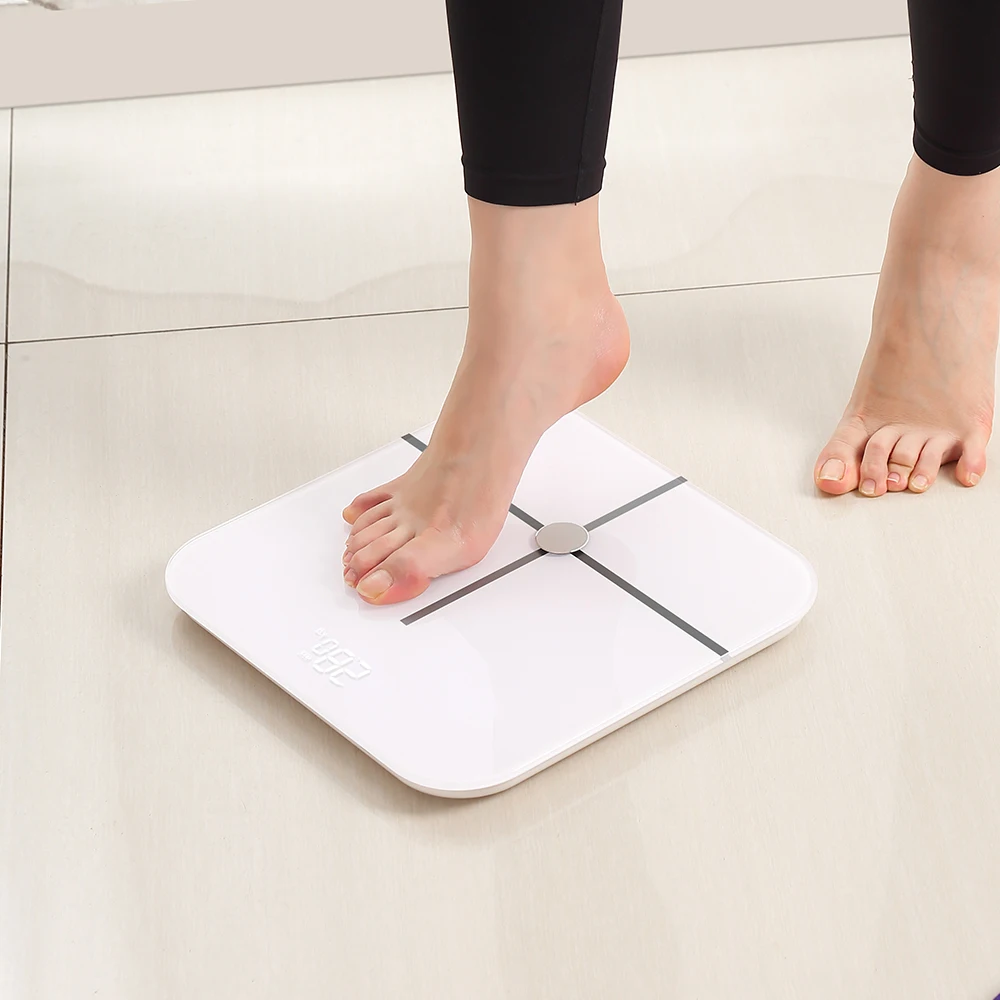 BL-8046 LED Display Calibration Clear Circular 180 Kg Digital Weight Bathroom Body Scale Best Seller