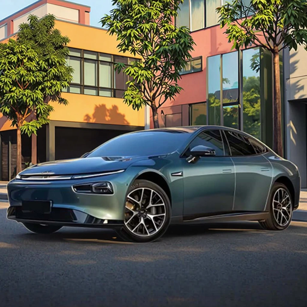 Новая модель автомобиля 2025 Xpeng P7 электрический седан среднего размера 100% электромобиль с мощностью 203 кВт автоматическая коробка передач литиевая