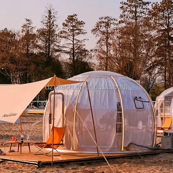 Modern Insulated Aluminum PC Dome Bubble Houses Stylish Durable for Year-Round Comfort in Outdoor Hotel Villa Park Applications