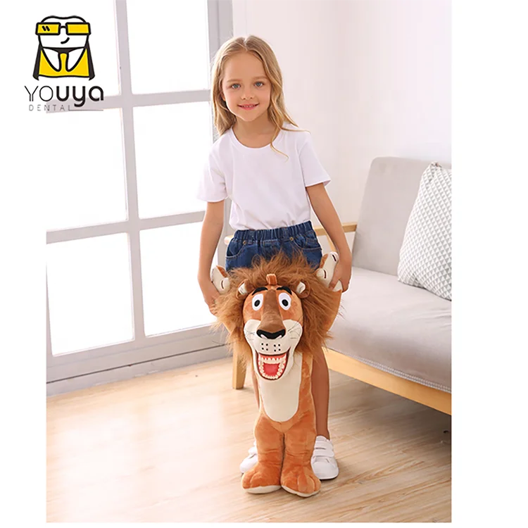 Dental Kids Cute Plush Educational Brushing Tooth Lion Toy