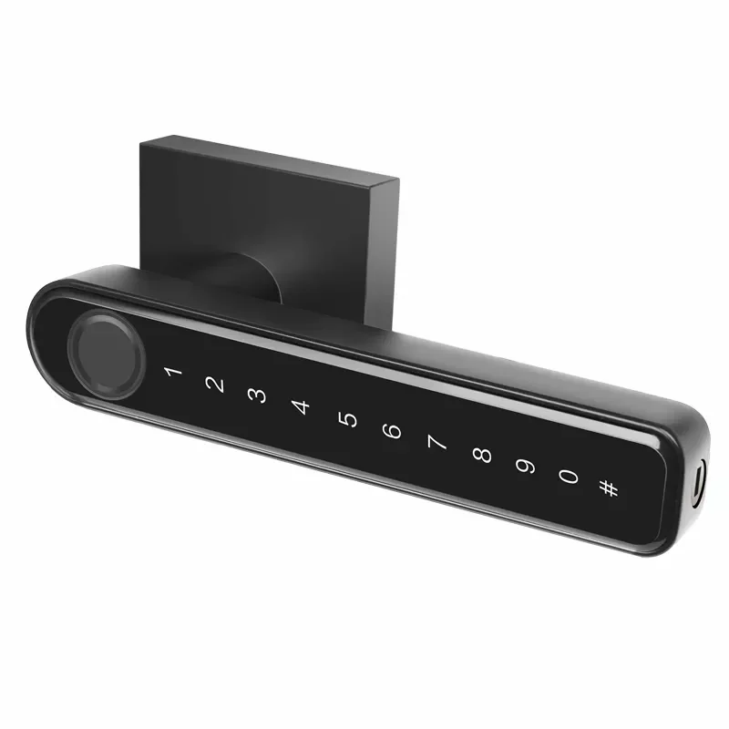 Modern Minimalist Fingerprint Password TTlock Smart Door Handle Lock FOR Home
