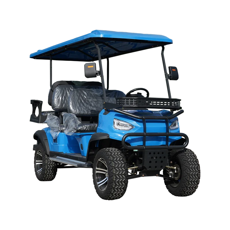 New Design 6 Seater Electric Buggy Cart Gasoline Golf Carts With High Rebound Leather Fabric