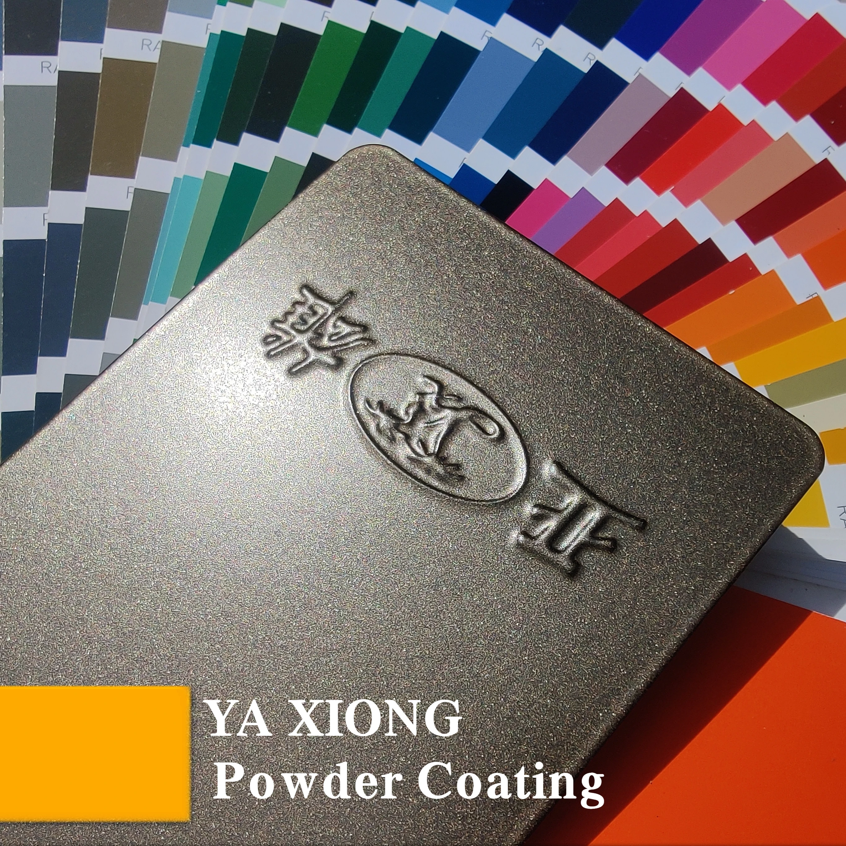Brown powder coating paint