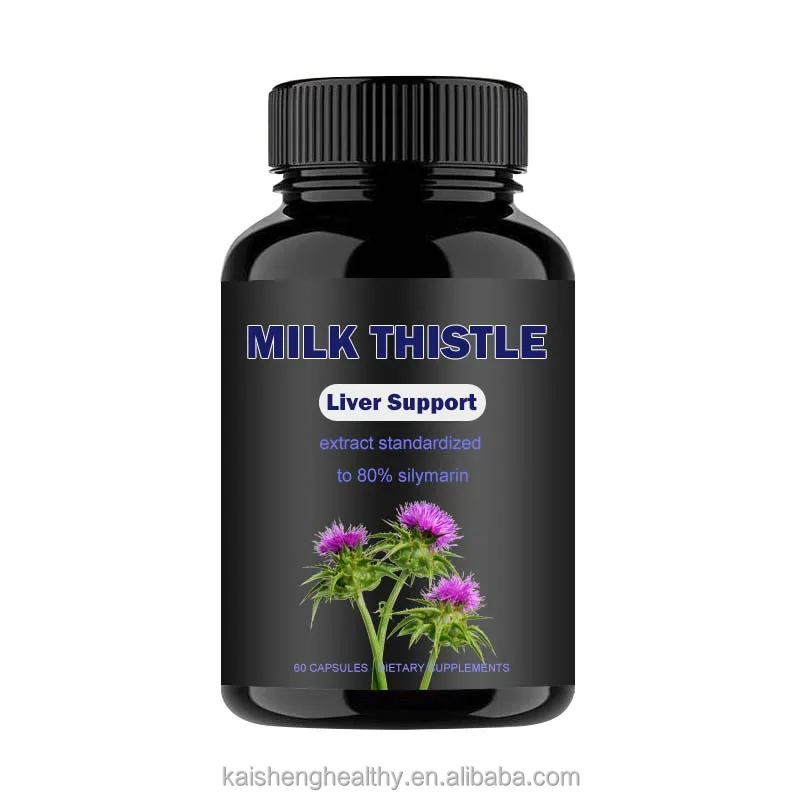 Wholesale Silybin High Quality Milk Thistle Extract 80% Silymarin Milk Thistle Extract Powder