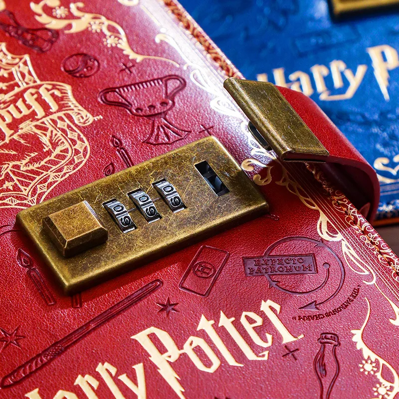 A5 Magical and Fun Secret Diary with Lock Password Journal Everyday Writing Gifts for Girls and Boys Retro Password Notebook
