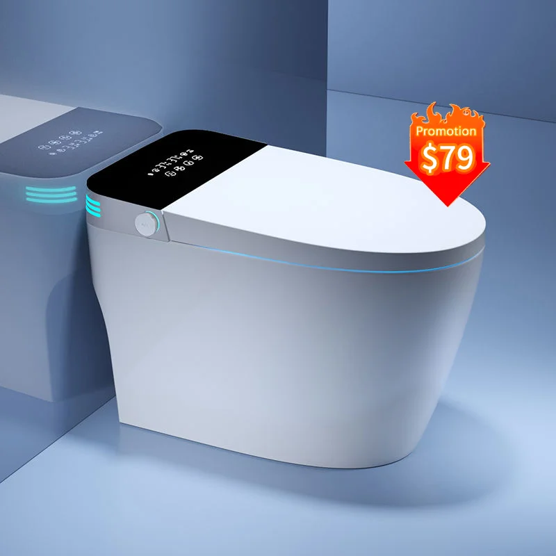 Sanitary Wares Wc Automatic Smart Toilet With Remote Control Toilet Set Water Spray Luxury Bathroom Toilet