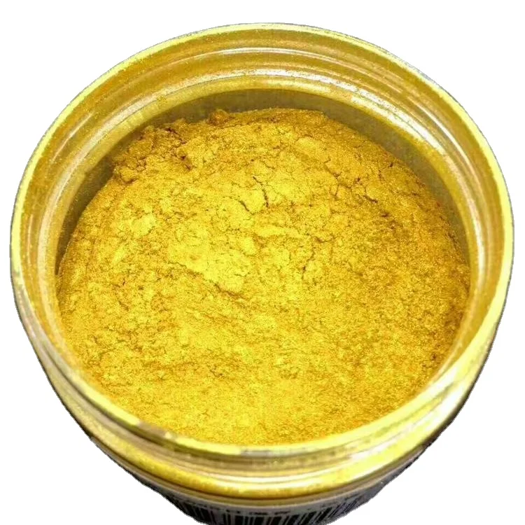 Glitter Pearlescent gold powder paint