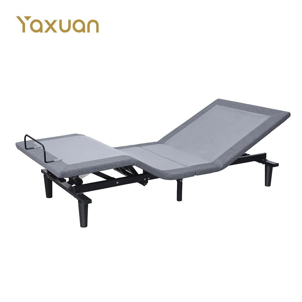 China Electric Table Metal Frame Ergomotion Remote Control Lifting Adjustable Bed