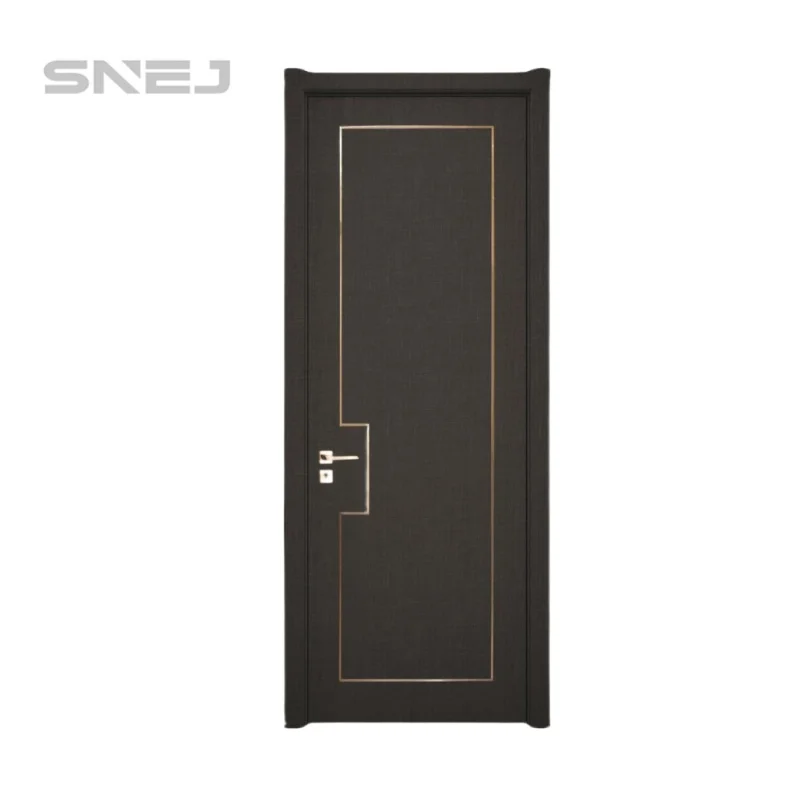 mdf interior door with smart door lock for villas