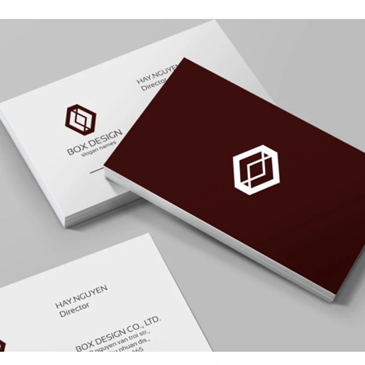 Индивидуальная печать бумажных визитных карточек, визитных карточек на заказ с собственным логотипом