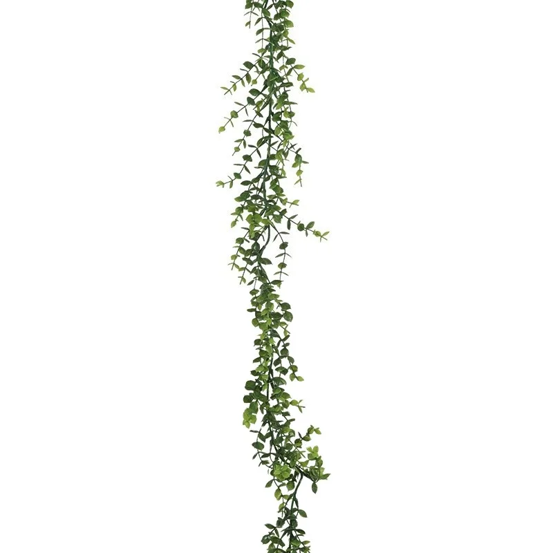 Artificial Wedding Arch Decorative Rattan Eucalyptus Garland Metal Wall Hanging Vine with Durable Metal Flower for Wedding Decor