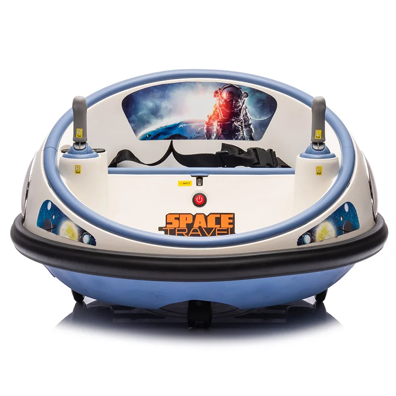 Factory Selling Kids Sticker Race Car 6V 12V Electric Remote Control Toy Vehicle Car 360-Degree Spin Ride On Bumper Car