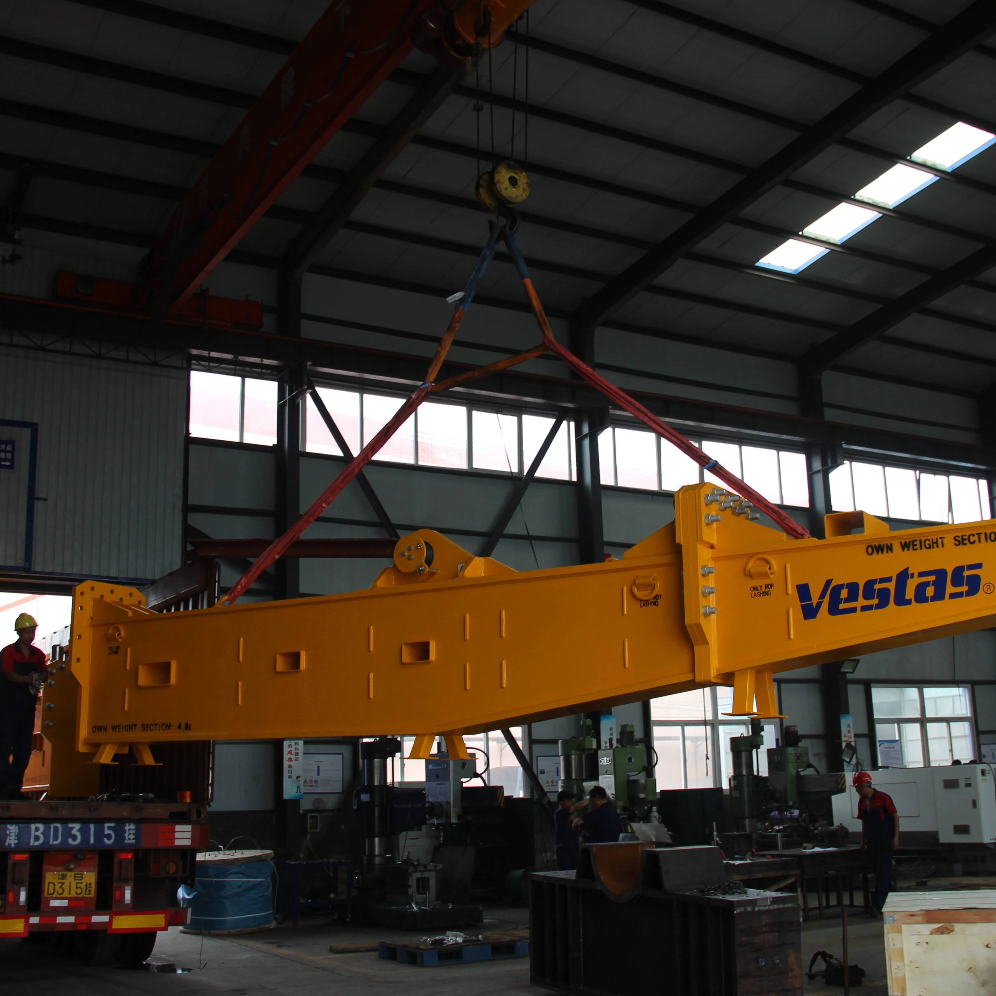 Heavy lifting beam large tonnage balance beam lifting appliance large Container Spreader