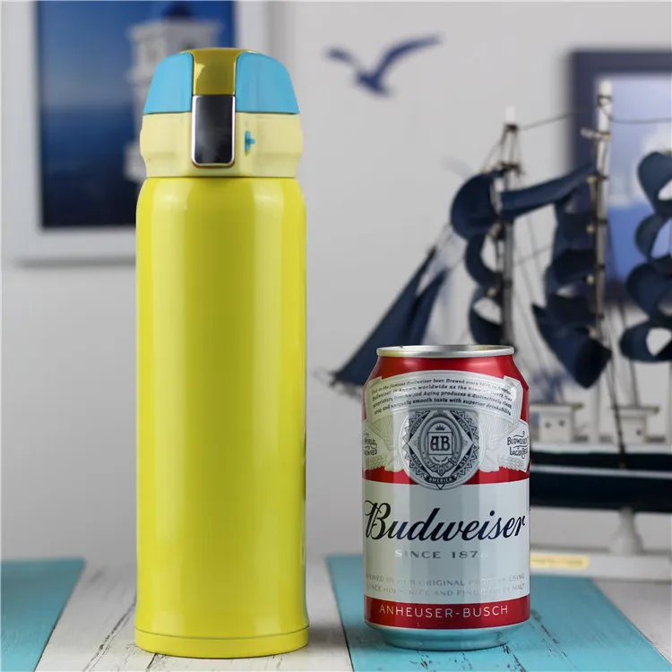 High quality stainless steel vacuum flask water bottle colorful bottle fashion bottle for gift