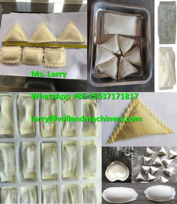 VEG SAMOSA Making Machine/square dumpling curry puff machine/commercial Spring Rolls Maker