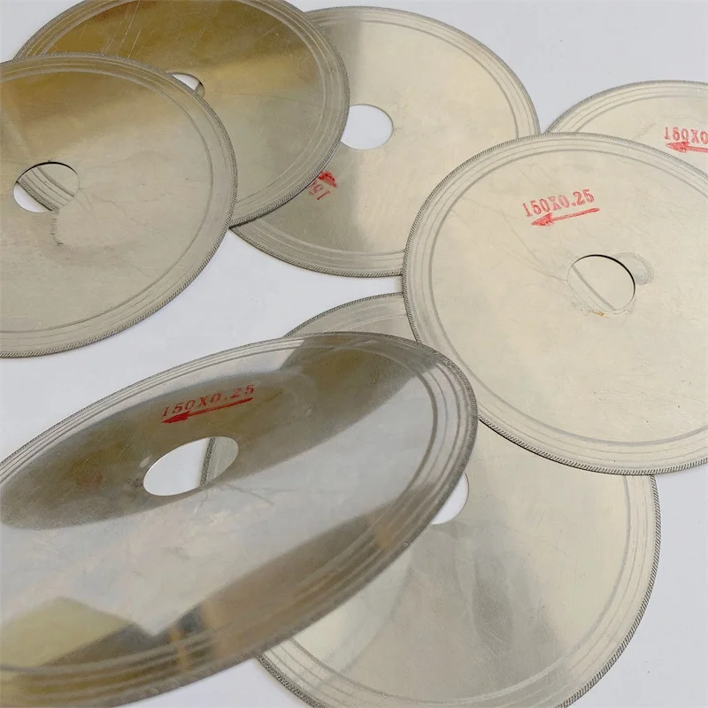 agate cutting saw blade diamond tools gems cutter super thin long life factory offer