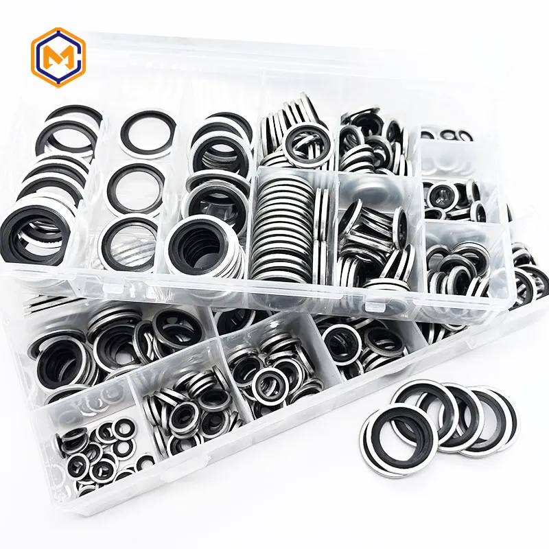 Self centering bonded gasket kits 6-24 bonded seal kits bonded seal washer