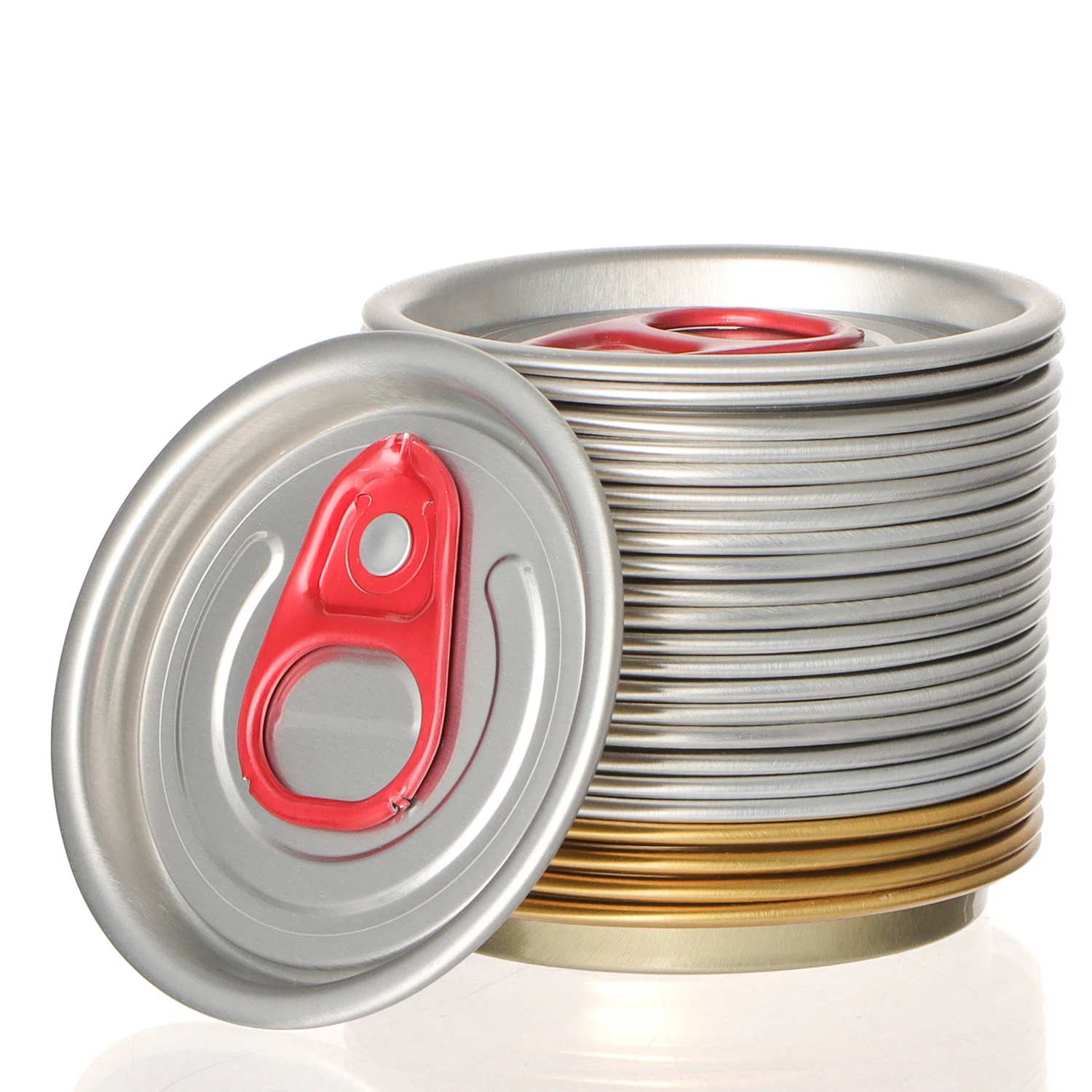 Aluminium Beverage Drink Can Seal Lid Ring Pull 202Eoe 202Sot Easy Open End Cover Cap Lid For Plastic Aluminium Beverage Cans
