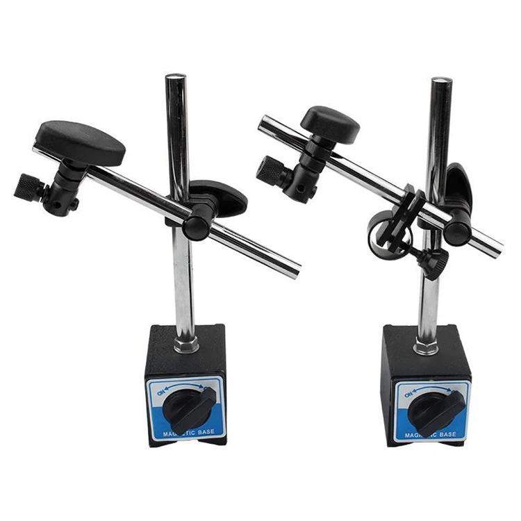 High Quality Magnetic Base Stand With Fine Adjustment 80kg 100kg Holding Force Dial Indicator Gauge Stand Magnetic Base