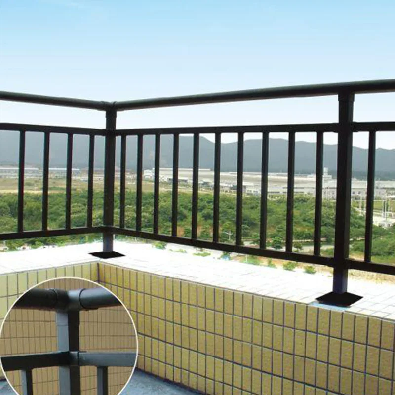 Powder Coated Heavy Duty Metal Aluminum Balcony Railing