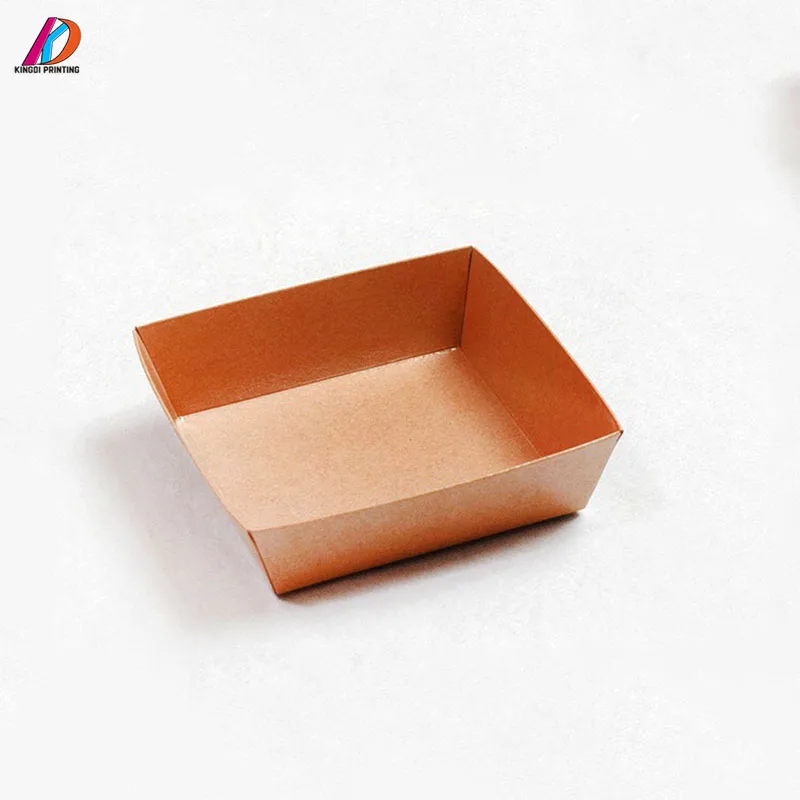 Custom Hot Sale Brown Kraft Paper Sala Packaging  Box With Transparent Lid