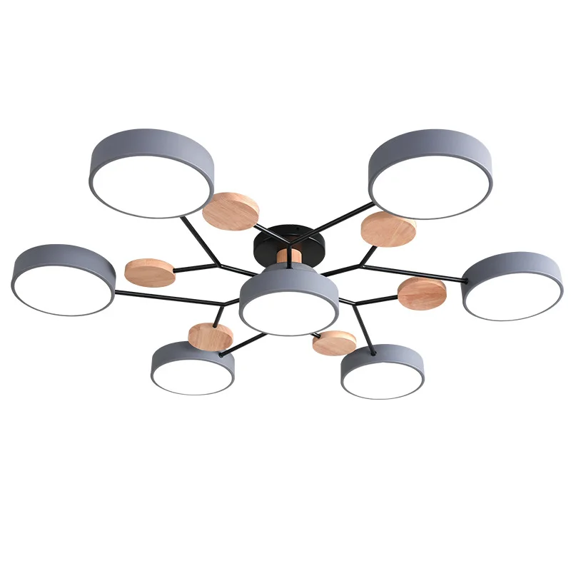 Nordic Modern Minimalist Living Room Bedroom Dining Room Chandelier Led Ceiling Lamp