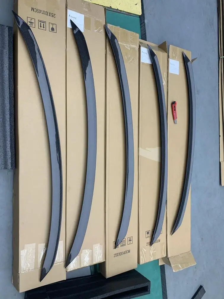 1 Pc Tuning Carbon Fiber Turbo Spoiler Automotive Parts For Porsche Cayenne Coupe 9Y0 2018-2024