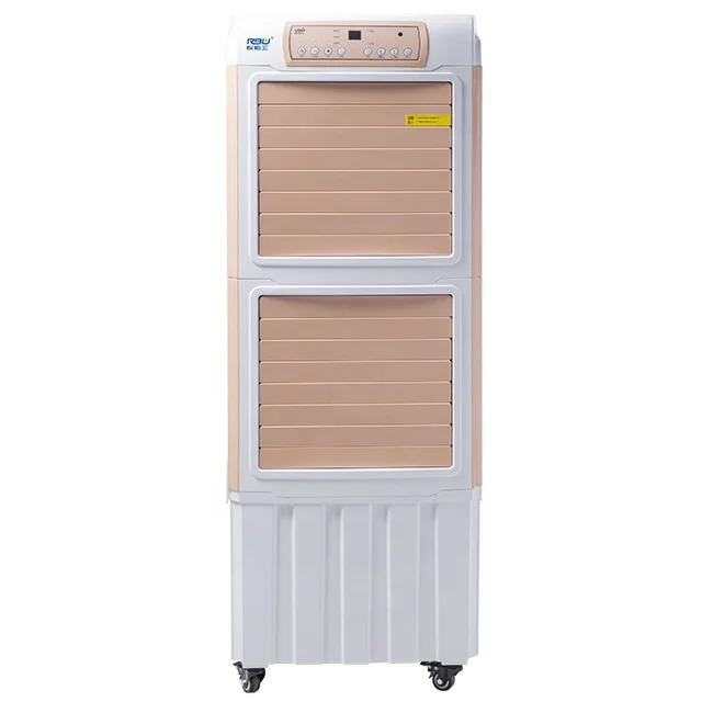 Three side air inlets low noise portable air conditioning evaporative air cooler with 45L large detachable water tank