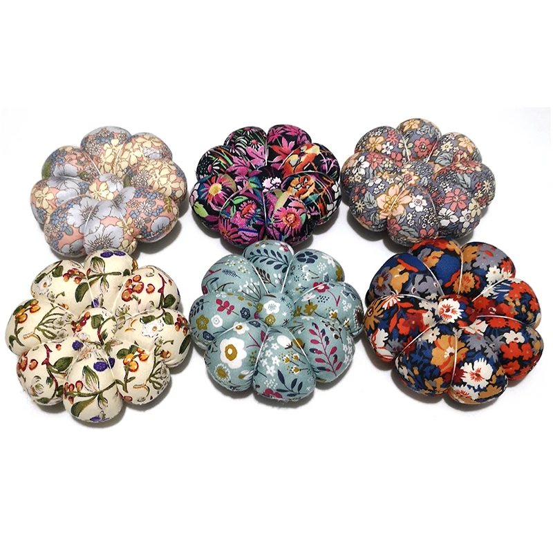 Free shipping Elastic Wrist Belt pumpkin Pin Cushion  Sewing Accessory Tools DIY E402-11