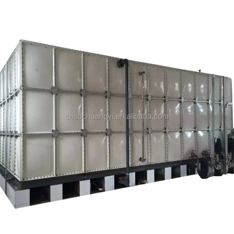48tons FRP rain water storage tank with size 4x4x3
