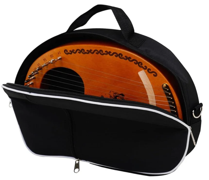 Generic Handbag Harp Bags & Cases Music Instrument Carry Pouch Thicken Padded Storage Bag Handheld Carrying Bag