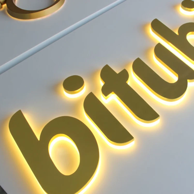 
Custom made advertising decoration enseigne lumineuse/Wholesale acrylic 3d channel letter/Backlit luminous sign letter 