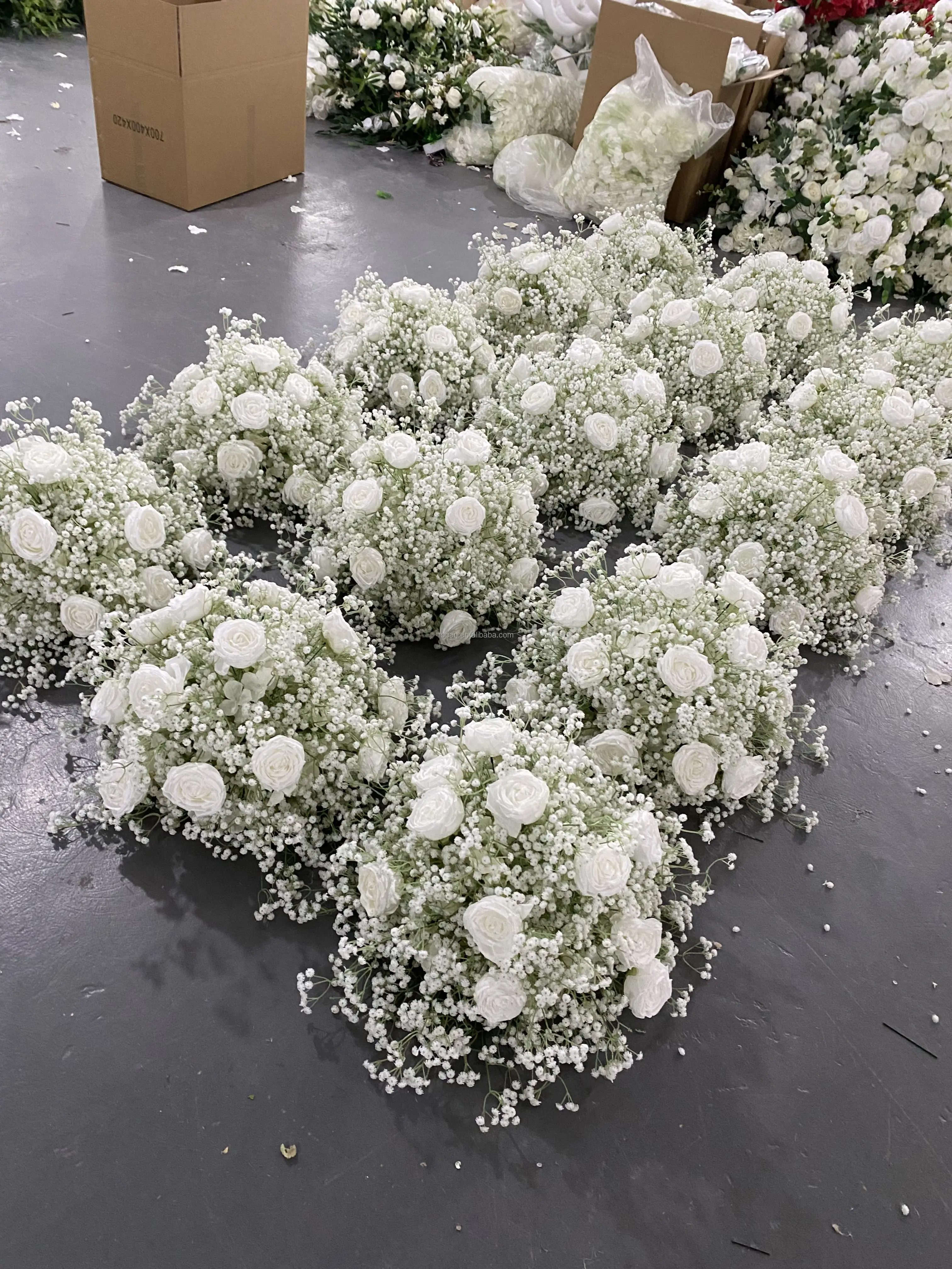 Center Pieces Party Clear Gold Flower Vase Stand Wedding Decoration Table Centerpieces for Wedding Table Decoration
