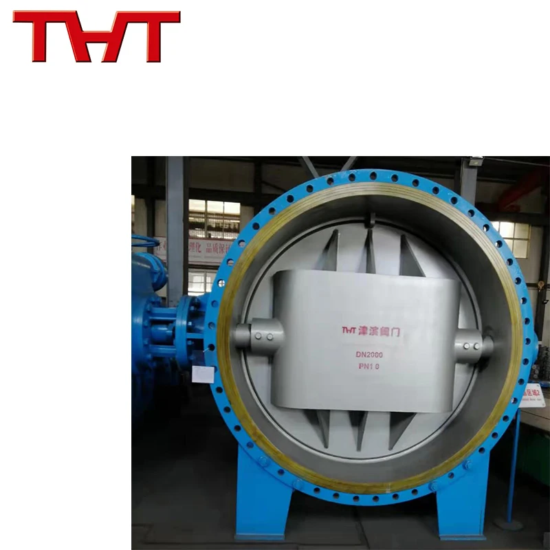 Triple offset economic price  hand operated butterfly valve