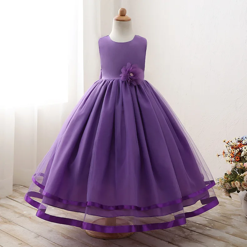 Girl Fancy Dress Images Long Frock Design 2 Year Old For Child Wholesale