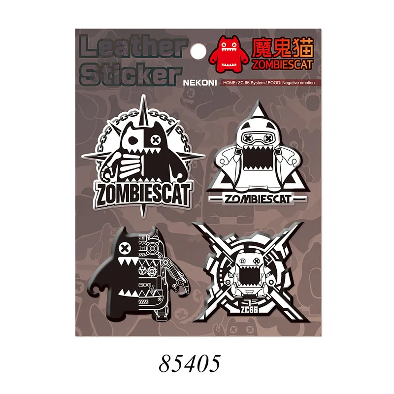 Наклейки Nekoni из ПВХ и кожи для сумок джинсов объемные декоративные наклейки обуви