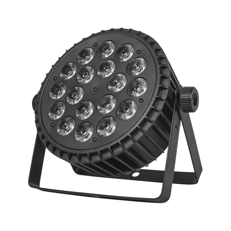 Par Rgbwa Uv 6in1 Led Wallwasher Stage Light Led Slim Par 18x18 Flat Indoor Aluminum 90 200W Rbg Par Light Spotlights -25 - 50