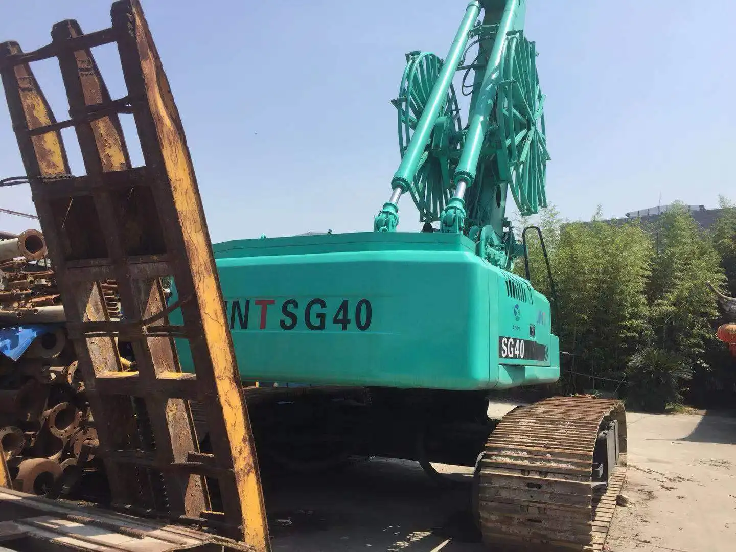 Used Jint SG40 trenching machine, used Shanghai brand Jint Jintai SG35 SG40 SG46C trenching machine for sale