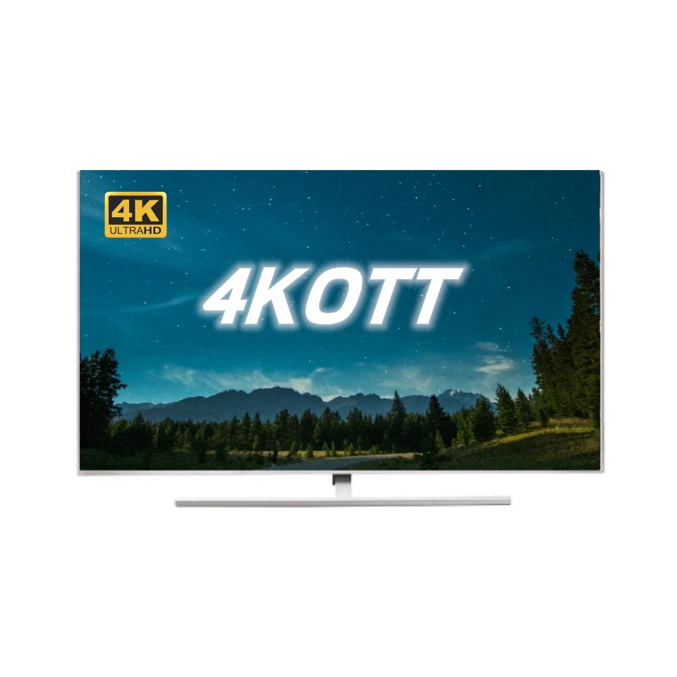 Fast Delivery 4KOTT 1/3/6 months IPTV Subscription Smart TV M3U Credits Reseller Panel 4k IPTV Quad Core Iptv XXX 4K OTT